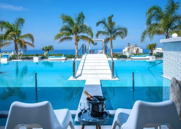 white luxury villa